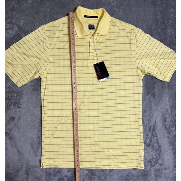 NEW Nike Dri Fit Men’s Small Tiger Woods Collection Golf Polo Shirt Yellow - Picture 6 of 11